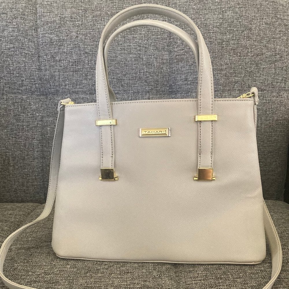 Tahari Metroplis Tote Crossbody Satchel